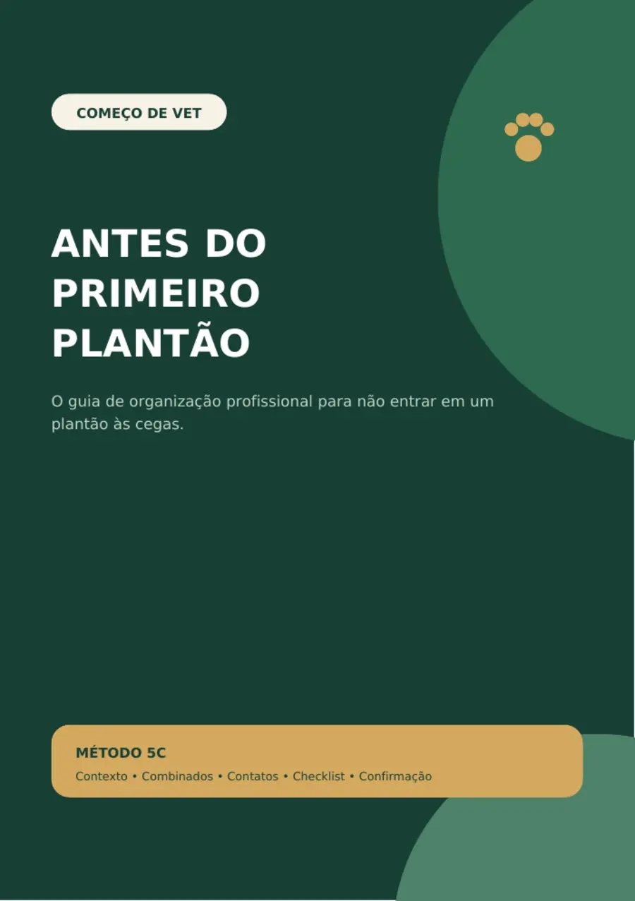 Capa do guia Antes do Primeiro Plantão